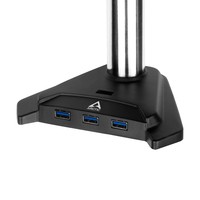 Arctic Z2-3D Gen 3 Supporto per doppio monitor con gas lift e finitura  Matt Black