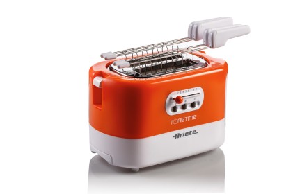 Tostapane Ariete 00C015900Ar0 Toastime Arancio E Bianco