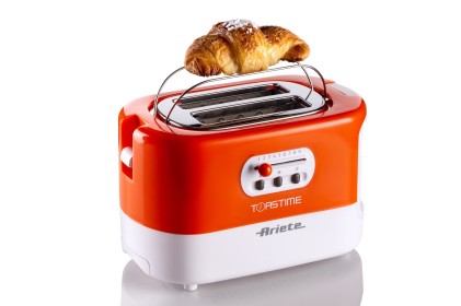 Tostapane Ariete 00C015900Ar0 Toastime Arancio E Bianco