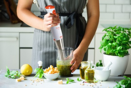 Frullatore Immersione Ariete Pimmy 200 Bianco - Arancione - Inox 00C08