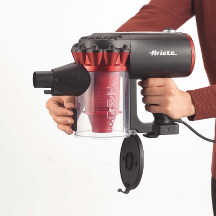 Scopa Elettrica Filo Ariete 00P275900Ar0 Handy Force Rbt Nero E Rosso