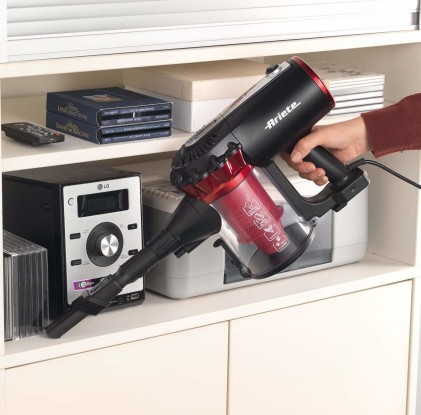 Scopa Elettrica Filo Ariete 00P275900Ar0 Handy Force Rbt Nero E Rosso