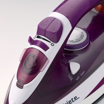 Ferro Stiro Vapore Ariete 00S623500Ar0 Steam Iron 6235 Viola E Bianco