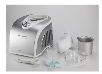 Macchina Gelato Ariete 0693 Gran Gelato Metal Bianco E Silver