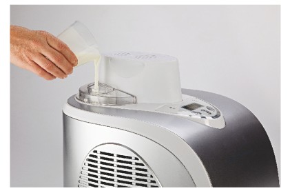 Macchina Gelato Ariete 0693 Gran Gelato Metal Bianco E Silver