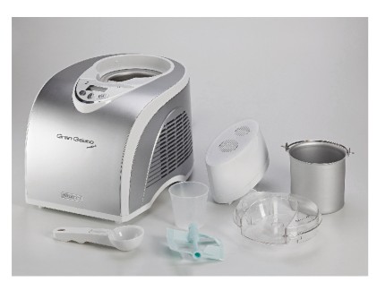 Macchina Gelato Ariete 0693 Gran Gelato Metal Bianco E Silver