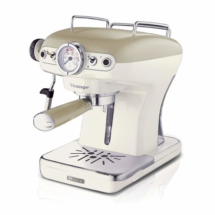 Macchina Caffe Ariete Espresso 1389 Vintage Beige Polvere E Cialde