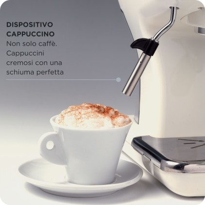 Macchina Caffe Ariete Espresso 1389 Vintage Beige Polvere E Cialde