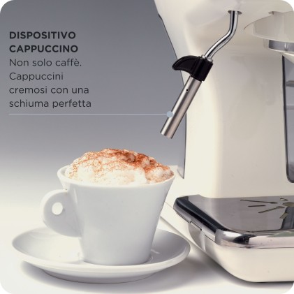 Macchina Caffe Ariete Espresso 1389 Vintage Verde Polvere E Cialde