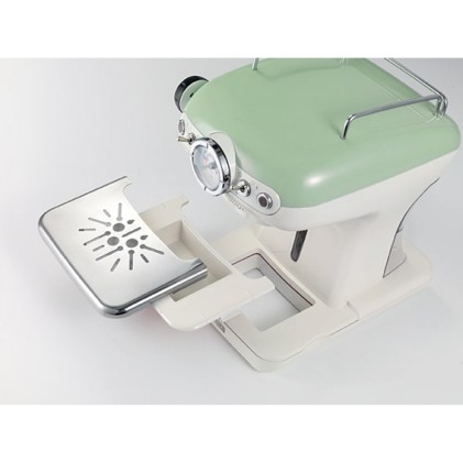 Macchina Caffe Ariete Espresso 1389 Vintage Verde Polvere E Cialde