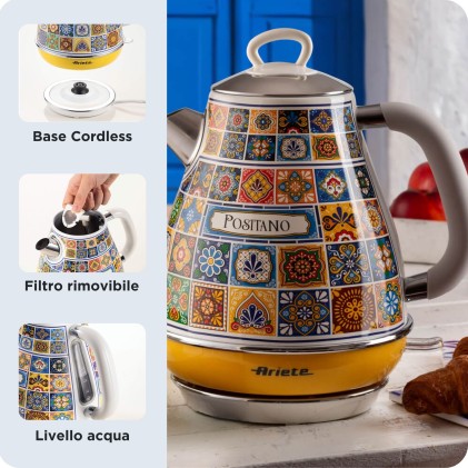 Bollitore 1.7 Litri Serie Positano 2000W