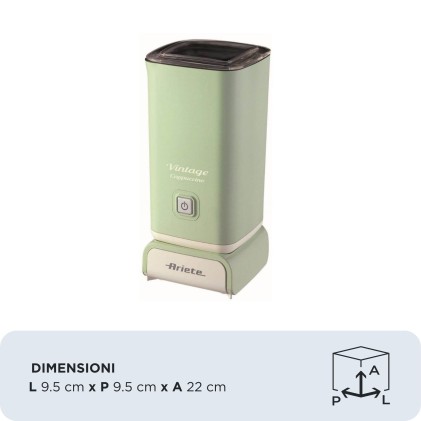 Cappuccinatore Serie Vintage 500W 0,25 Verde