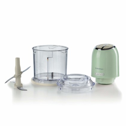 Tritatutto Chopper 400W Inox 4 Lame 600Ml Verde