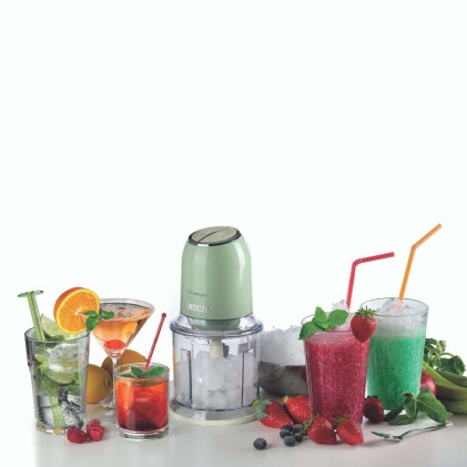 Tritatutto Chopper 400W Inox 4 Lame 600Ml Verde