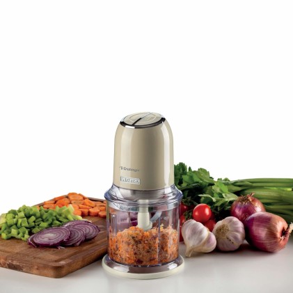 Tritatutto Chopper 400W Inox 4 Lame 600Ml Beige