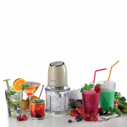 Tritatutto Chopper 400W Inox 4 Lame 600Ml Beige