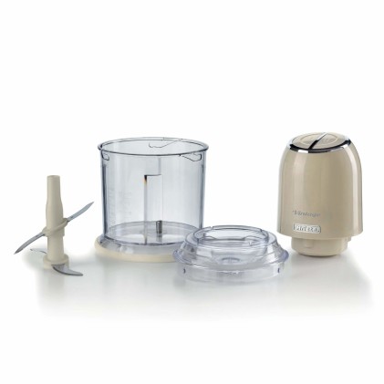 Tritatutto Chopper 400W Inox 4 Lame 600Ml Beige