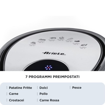 Friggitrice Ad Aria Xxl 7Litri 200G Nero