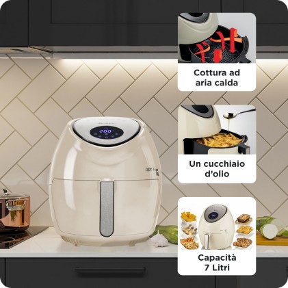 Friggitrice Ad Aria Xxl 7Litri 200G Beige 1800W