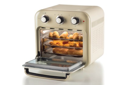 Friggitrice Ad Aria + Forno 16Litri Serie Vintage Beige