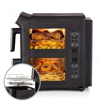 Friggitrice Ad Aria Doppio Cestello 552 11 Ariete Con Finestra Ari 4640