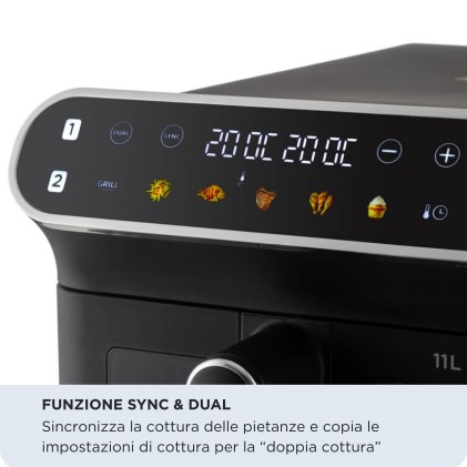 Friggitrice Ad Aria Doppio Cestello 552 11 Ariete Con Finestra Ari 4640