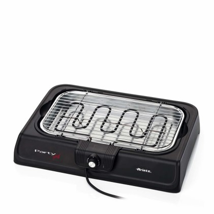 Ariete Party Grill 2000W Barbecue 41,5 X 24Cm Griglia Rimovibile