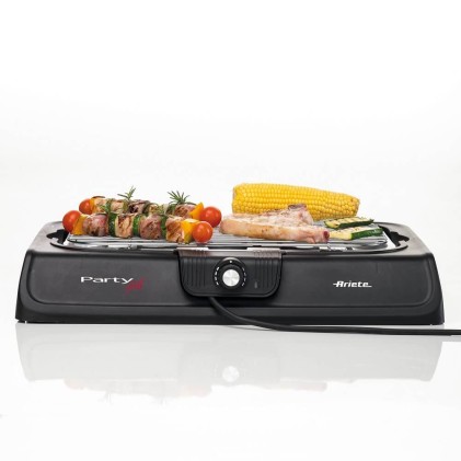 Ariete Party Grill 2000W Barbecue 41,5 X 24Cm Griglia Rimovibile