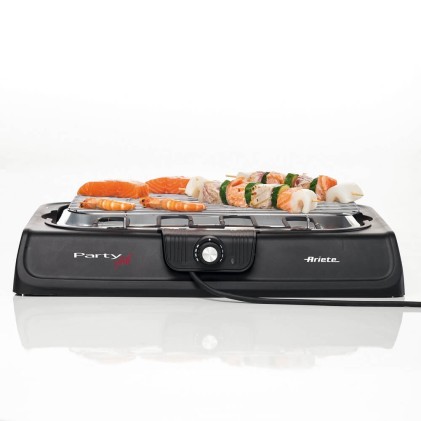 Ariete Party Grill 2000W Barbecue 41,5 X 24Cm Griglia Rimovibile