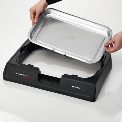 Ariete Party Grill 2000W Barbecue 41,5 X 24Cm Griglia Rimovibile