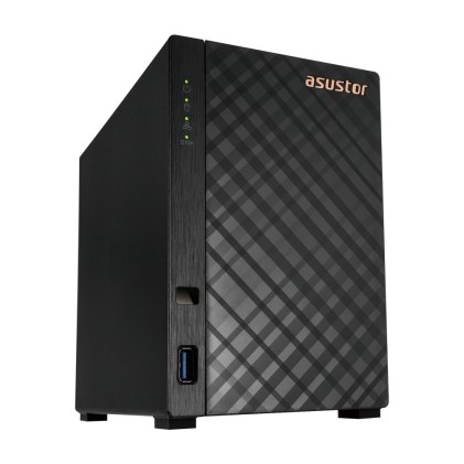 Asustor Driverstor 2 Lite NAS 1 GB 2 alloggiamenti 3,5" - Tipo mini tower - USB, RJ-45 - 1 ventola