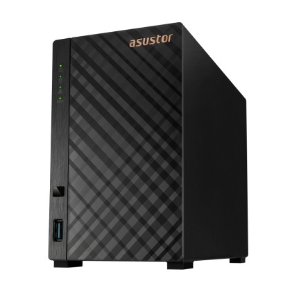 Asustor Driverstor 2 Lite NAS 1 GB 2 alloggiamenti 3,5" - Tipo mini tower - USB, RJ-45 - 1 ventola