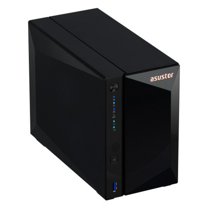 Asustor Nas 2Bay 2.5/3.5" Sata Hdd/Ssd, Realtek Rtd1296 4Core, 1.4Ghz, 2Gb Ddr4, 1X2.5Gbe, 3Xusb3.2,