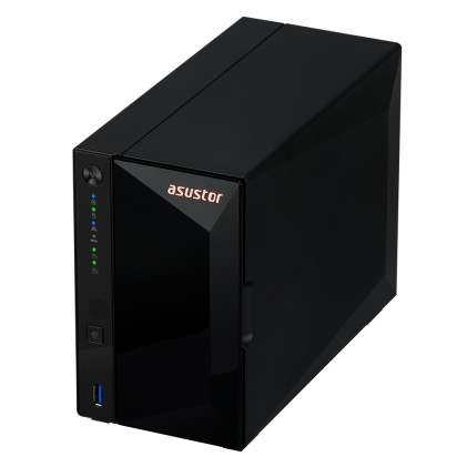 Asustor Nas 2Bay 2.5/3.5" Sata Hdd/Ssd, Realtek Rtd1296 4Core, 1.4Ghz, 2Gb Ddr4, 1X2.5Gbe, 3Xusb3.2,