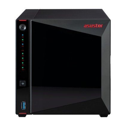 Asustor Nas 4 Bay 4Xsata3 6Gb/S, 4X 2.5/3.5 Hdd/Ssd, Quad Core 1.6Ghz, Ram 4Gb Ddr4 Sodimm, 2X2.5Gbe Lan, 3Xusb 3.2 Gen-1, Wow (Wake On Wan), Crittografia Hardware, Ez Connect, Ez Sync
