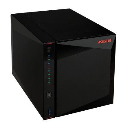 Asustor Nas 4 Bay 4Xsata3 6Gb/S, 4X 2.5/3.5 Hdd/Ssd, Quad Core 1.6Ghz, Ram 4Gb Ddr4 Sodimm, 2X2.5Gbe Lan, 3Xusb 3.2 Gen-1, Wow (Wake On Wan), Crittografia Hardware, Ez Connect, Ez Sync