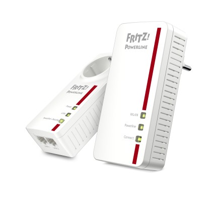 Powerline Fritz! 1260E Wlan Kit 2Pz Presa Passante