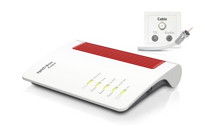 FRITZ!Box 6660 Cable router wireless Gigabit Ethernet Dual-band (2.4 GHz/5 GHz) Bianco