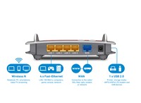 Avm Fritz! Router Fritz!Box 4020 International 4 Porte Lan 10/100 E 1 Porta Wan 10/100 Usb Firewall Integrato