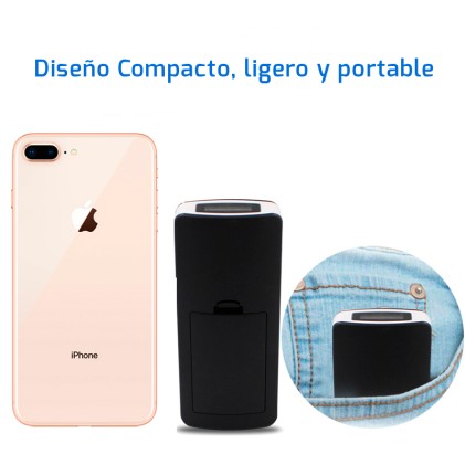 AVPos AVP-BP200-2D lettore di codici a barre Lettore di codici a barre indossabile 1D/2D CMOS Nero, Grigio chiaro