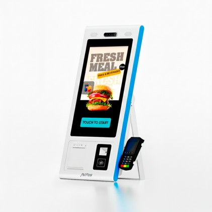 AVPos AVP-DK22-AND-8128 sistema POS RK3568 54,6 cm (21.5") 1920 x 1080 Pixel Touch screen Bianco