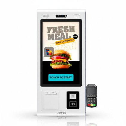 AVPos AVP-DK22-AND-8128 sistema POS RK3568 54,6 cm (21.5") 1920 x 1080 Pixel Touch screen Bianco
