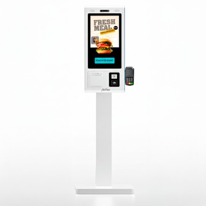AVPos AVP-FK27-AND-8128 sistema POS RK3568 68,6 cm (27") 1920 x 1080 Pixel Touch screen Bianco