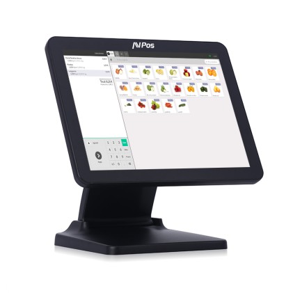 AVPos AVP-K5000B-N1-FLEX sistema POS N100 38,1 cm (15") 1024 x 768 Pixel Touch screen