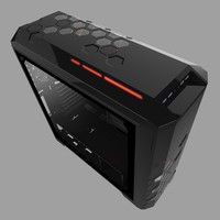 CASE Big Tower AZZA ATX Storm 6000B (B/Win-Glas,4xRGB)2xUSB3