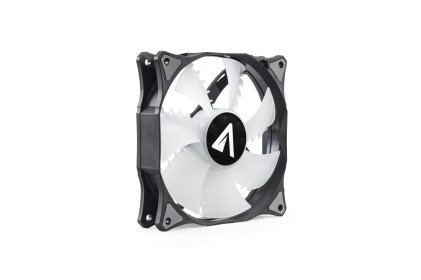 ABYSM RGB Sled Case per computer Ventilatore 12 cm Nero, Bianco