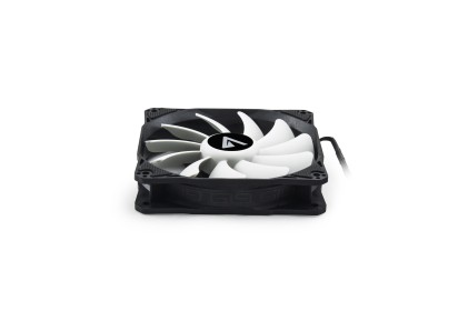 ABYSM Breeze Case per computer Ventilatore 12 cm Nero, Bianco
