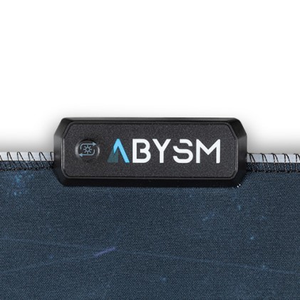 ABYSM Covenant XXL RGB Tappetino per mouse per gioco da computer Multicolore