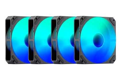 ABYSM Danube Sava H500 Black Desktop Nero, Trasparente