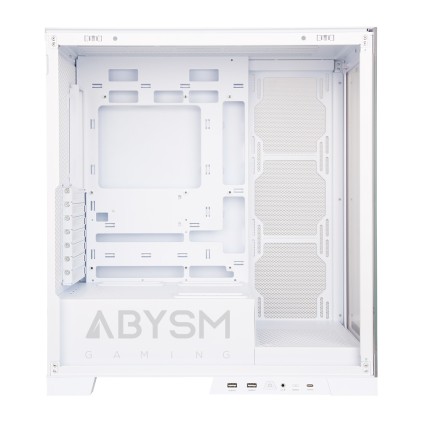 ABYSM Danube Sava H500 White Desktop Trasparente, Bianco